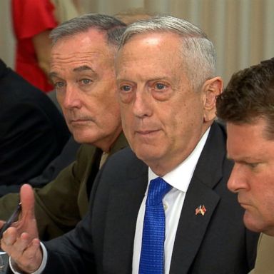 VIDEO: Mattis told reporters traveling with him to Vietnam that he and Trump had spoken on Monday while the president was en route to Florida.