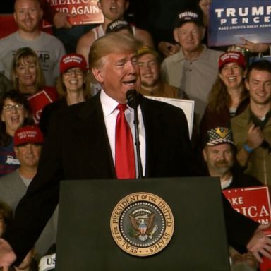 VIDEO: Donald Trump's praise for Congressman Greg Gianforte's physical assault on a reporter stole the show at a rally in Montana on Thursday night.