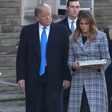 President Trump and Melania Trump were joined by Jared Kushner and Ivana Trump.