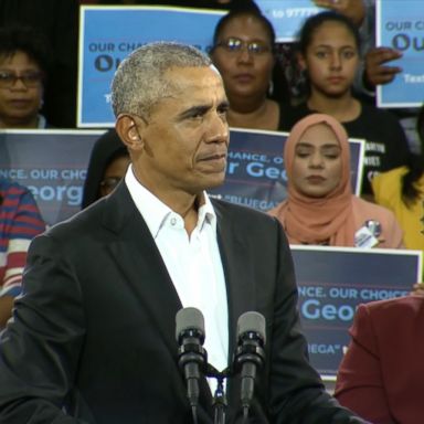 "If their efforts to take away your right to vote make you mad, there's only one way to make it right. Don't boo, vote!" Obama said at a campaign rally. 