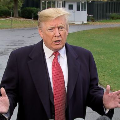 VIDEO: President Trump mocked George Conway, the husband of White House counselor Kellyanne Conway, and his concerns that Matthew Whitaker's appointment as acting attorney general is unconstitutional.