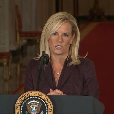 Nielsen currently serves as President Trump's Homeland Security Secretary.