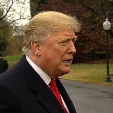 President Donald Trump defended the use of tear gas on migrants at the border.