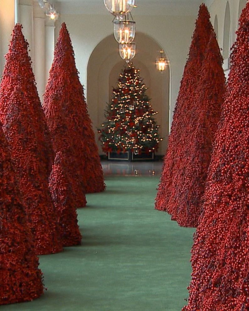 First Lady Melania Trump Unveils 2018 White House Christmas