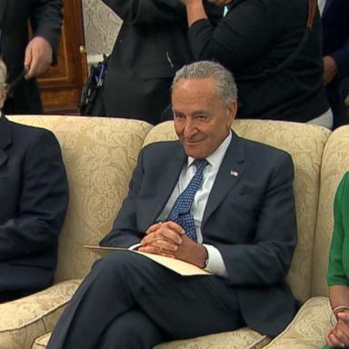 VIDEO: President Trump meets with Pelosi, Schumer amid government shutdown deadline