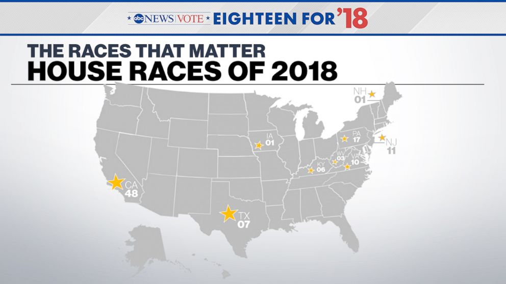 PHOTO: House races that matter in 2018.