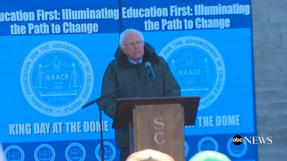VIDEO: The senator from Vermont made the remark as part of a speech honoring Martin Luther King, Jr.