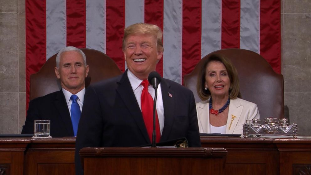 state of the union 2019: president donald trump calls for unity