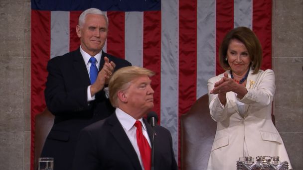 Photo Of Pelosi Applauding Trump Becomes An Internet Defined Clap Back Abc News