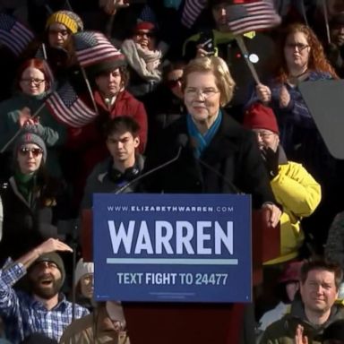 VIDEO: Senator Elizabeth Warren declared her candidacy for president of the United States Saturday afternoon in her home state of Massachusetts. 