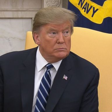 When asked whether the Mueller report should be released while he is in Vietnam next week, President Trump said the decision is up to William Barr.