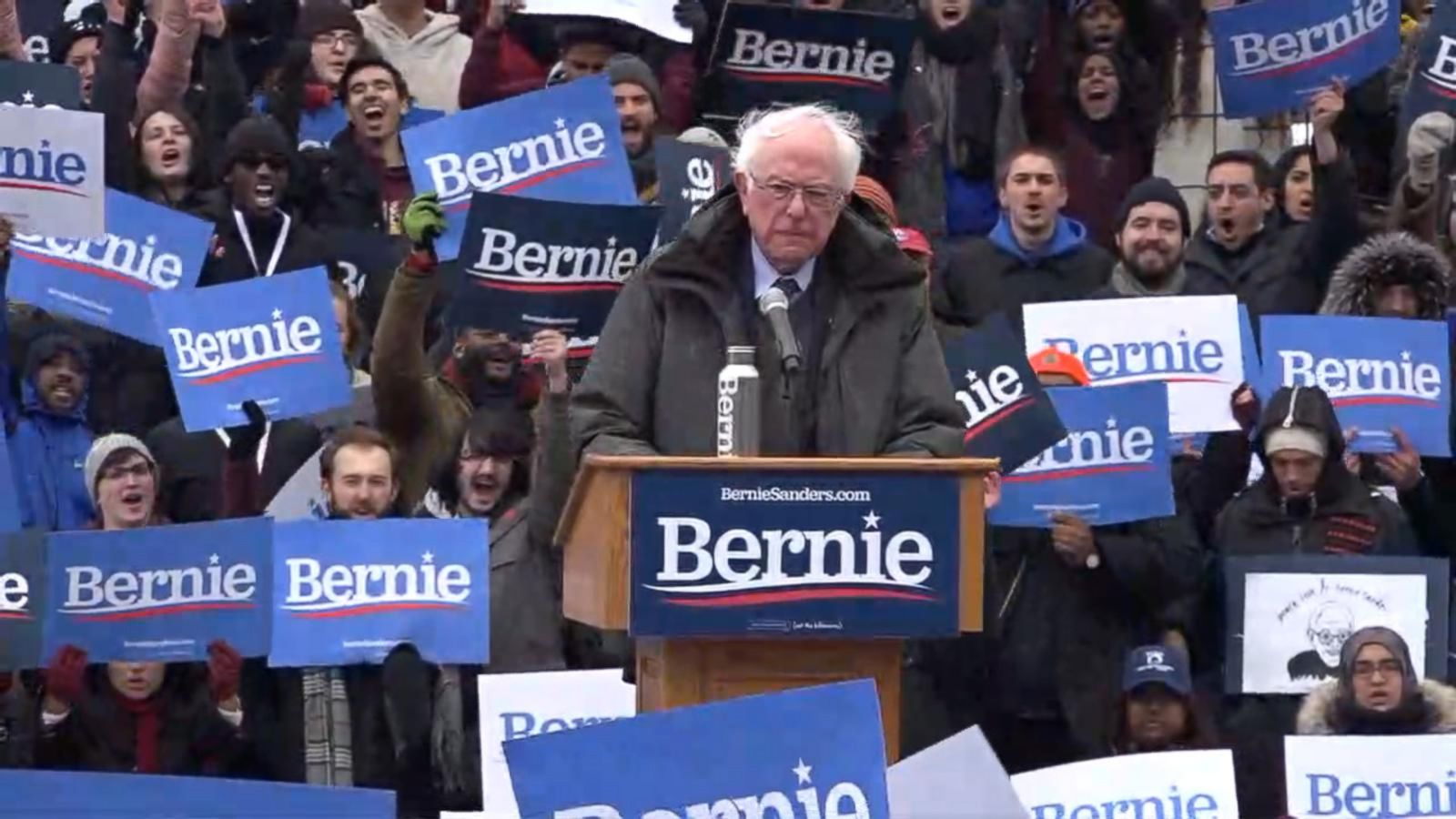 Bernie Sanders Kicks Off 2020 Campaign With Rally In His Native Brooklyn Good Morning America 