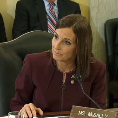 VIDEO: Sen. Martha McSally, during a Senate Armed Services subcommittee hearing on Wednesday, said a superior Air Force officer raped her. 