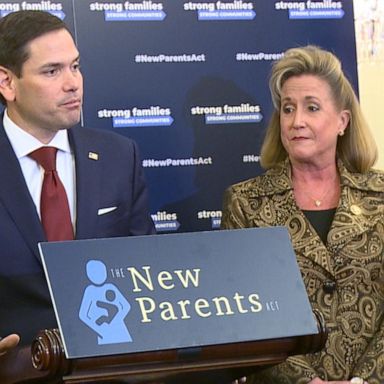 VIDEO: Push for paid family leave on Capitol Hill 