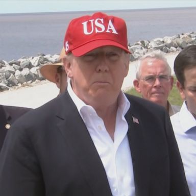 President Donald Trump on Friday again threatened to completely close the southern border or "large" sections of it if Mexico doesn't stop migrants from crossing into the U.S. without authorization.