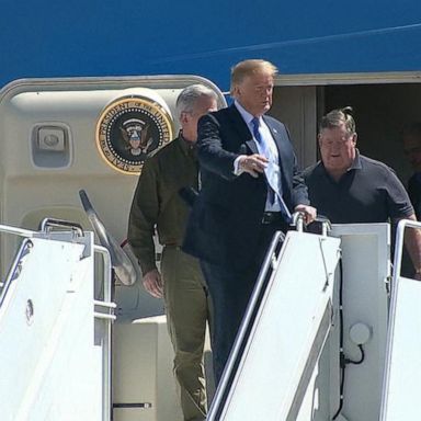 VIDEO: Trump travels to southern border 