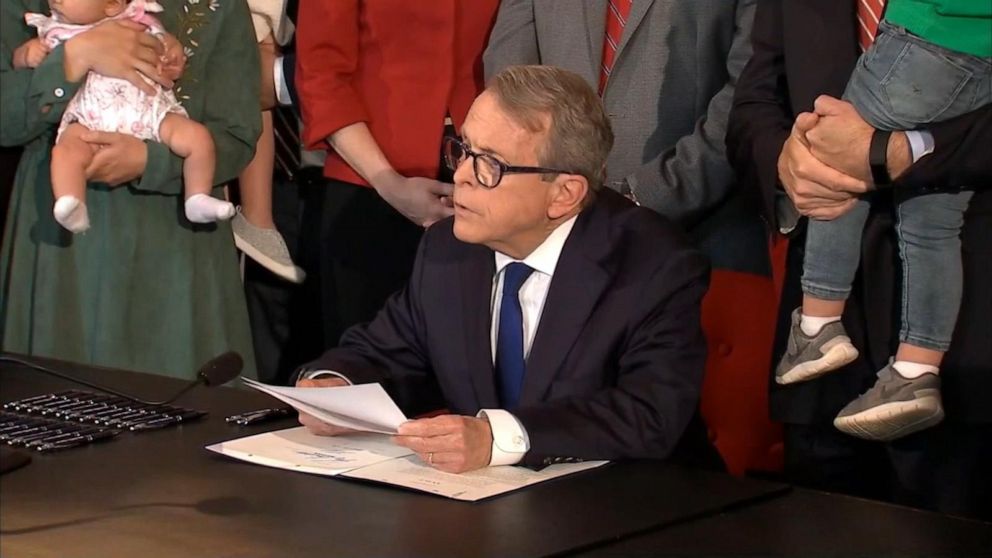 Video Ohio Governor Signs 'heartbeat' Abortion Bill - ABC News