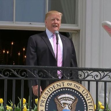 VIDEO: Children storm White House lawn for annual Easter Egg Roll