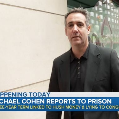 VIDEO: Michael Cohen reports to prison