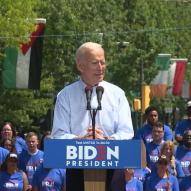 Joe Biden made the case for uniting America, rather than enduring another four years of what he described as the divisive leadership of the current president.