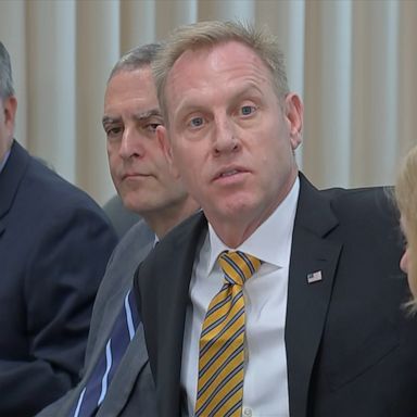 PHOTO: The movement of a U.S. aircraft carrier and B-52 bombers to the Middle East have been an effective deterrent against Iran, acting Defense Secretary Patrick Shanahan said Tuesday.