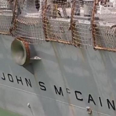 VIDEO: Trump denies involvement in hiding name of USS McCain battleship