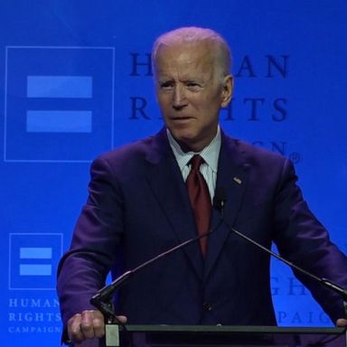 PHOTO: Former Vice President Joe Biden spoke to about 750 people at the annual Human Rights Campaign Columbus Dinner in Ohio Saturday night on the first day of LGBT Pride Month.