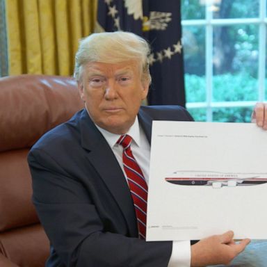 Trump reveals patriotic new look for Air Force One