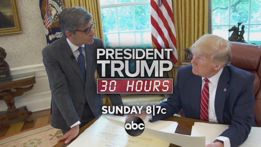President Trump 30 Hours The Abc News Exclusive Event Sunday At 8 7c On Abc Video Abc News