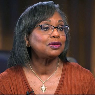 PHOTO: Anita Hill, in a new interview, says she doesn't rule out voting for Joe Biden despite her criticism of his handling of the 1991 Clarence Thomas confirmation hearings.