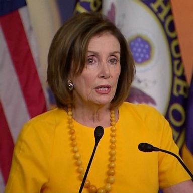 PHOTO: Speaker Pelosi says "there's no appetite for going to war," but GOP warns if U.S. does not respond with force, America's adversaries will think the U.S. is "all talk."