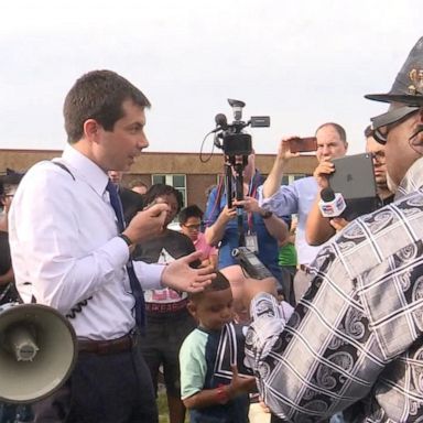 The city's mayor interrupted his 2020 presidential campaigning to listen to the community's concerns in the wake of a fatal police shooting.