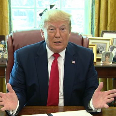 President Donald Trump on Monday announced new sanctions against in Iran that he promised after pulling back on a military strike, including on Iran's Supreme Leader.