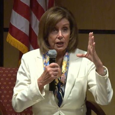 House Speaker Nancy Pelosi on Monday said she told President Trump he was "scaring the children" with his administration's planned deportation raids across the country.