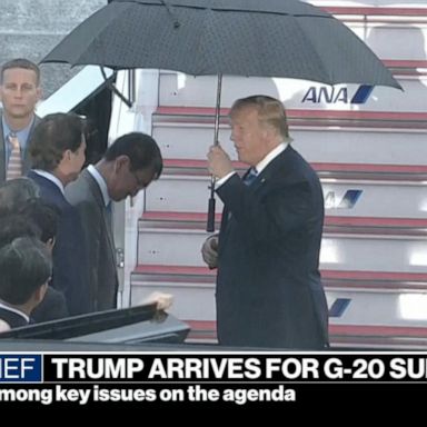 VIDEO: Trump in Japan for G20 Summit after jabs at Democratic presidential candidates