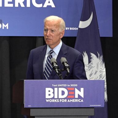 Former Vice President Joe Biden apologized at a campaign event on Saturday for citing segregationist senators he once worked with as an example of his ability to work with others. 