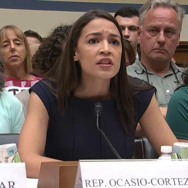 PHOTO: The New York Democrat gave a defiant, emotional testimony about her time spent at the border.