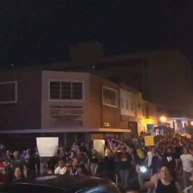 VIDEO: Protesters in Puerto Rico call for Gov. Rossello's resignation