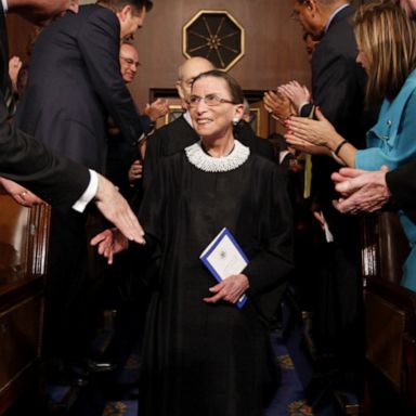 Supreme Court Justice Ruth Bader Ginsburg reflected on her health amid concerns for the 86-year-old, who underwent cancer surgery in December.