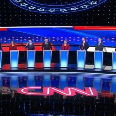 VIDEO: Health care takes center stage at 1st night of Democratic debates