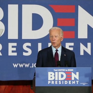 Joe Biden, speaking in Iowa Wednesday, forcefully blamed President Trump for encouraging white supremacist violence in the wake of the weekend mass shootings.