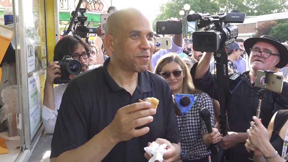 The Democratic presidential candidate made time for family and friend foods will out at the Iowa State Fair.