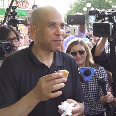 The Democratic presidential candidate made time for family and friend foods will out at the Iowa State Fair.