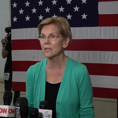 VIDEO: Sen. Elizabeth Warren ahead of Joe Biden in favorability poll