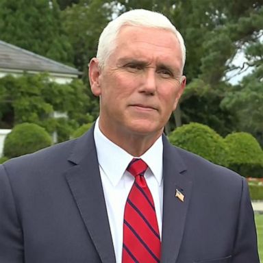 PHOTO: The vice president defended visiting his family's Irish hometown and staying at President Donald Trump's property there at taxpayer expense, arguing the resort was a "logical" choice.