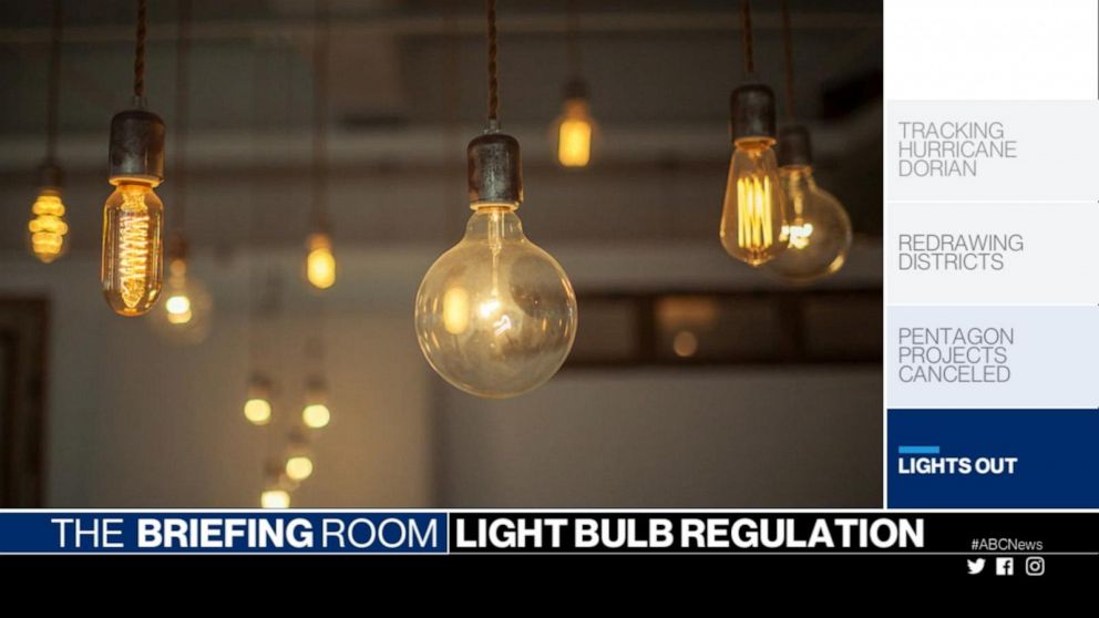 vijand behuizing oplichter Video Trump admin. rolls back light bulb regulations; says energy efficient  bulbs cost more - ABC News
