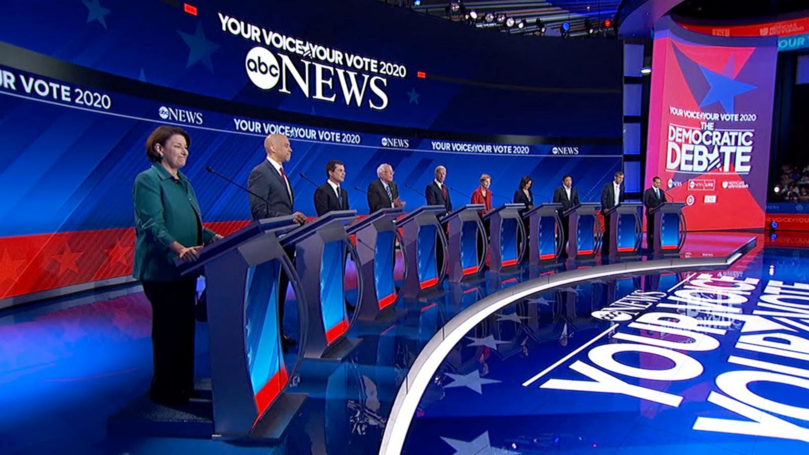 Democratic Candidates Debate: Opening Statements - Good Morning America