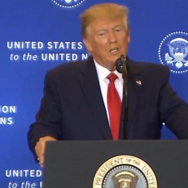 VIDEO: Trump addresses impeachment inquiry and phone call