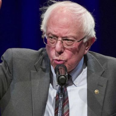 Sen. Bernie Sanders, 78, was hospitalized with chest pain in Las Vegas, Nevada.