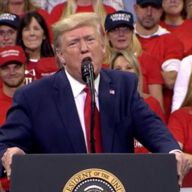 VIDEO: Trump holds first rally since impeachment inquiry